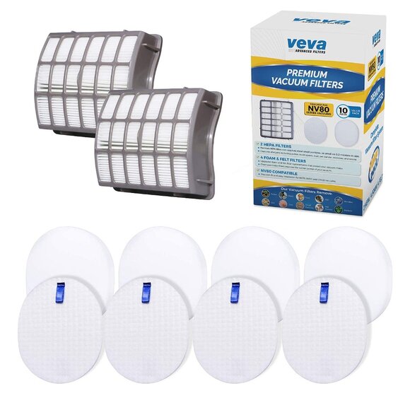 VEVA Complete Premium Vacuum Filter Set, 10 Pieces NEW - Picture 2 of 6